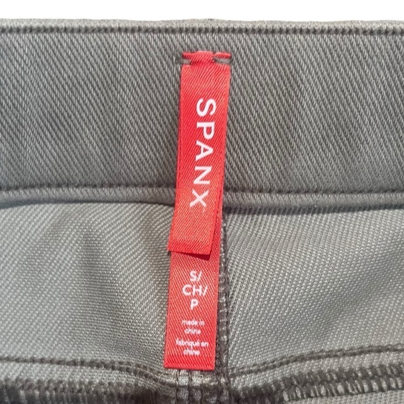 SPANX NEW Jean-ish Leggings Earthy Taupe Pull On Tummy Shaping Sz S - Picture 7 of 10